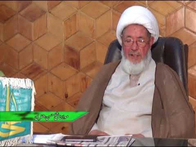 امن سے بڑھ کر کچھ نہیں، سب کردار ادا کریں، شیخ حسن جعفری
