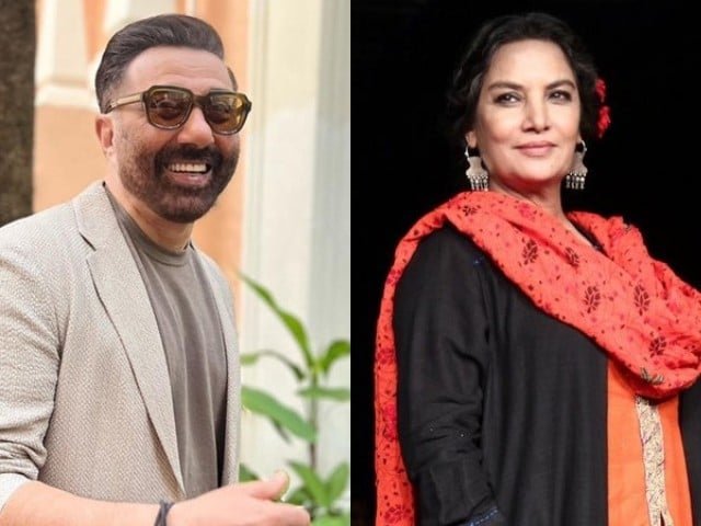 شبانہ اعظمی اور سنی دیول پہلی مرتبہ فلم میں ایک ساتھ
